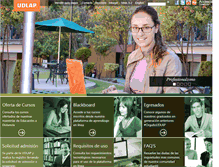 Tablet Screenshot of ed.udlap.mx